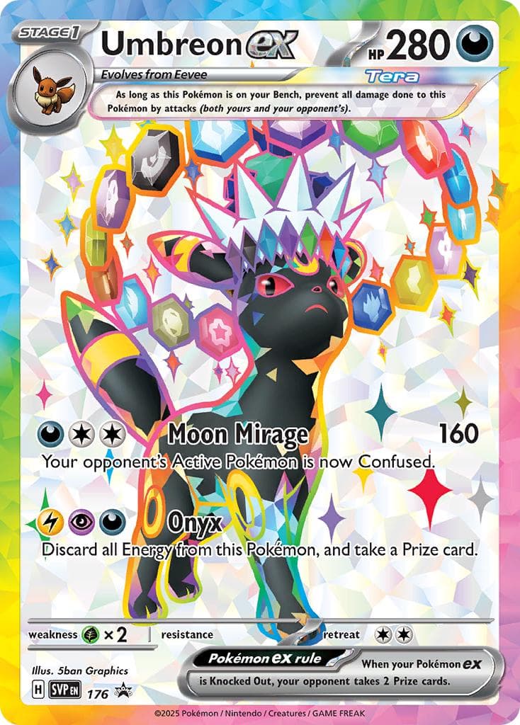 Pokémon Umbreon Ex - SVP 176 Promo