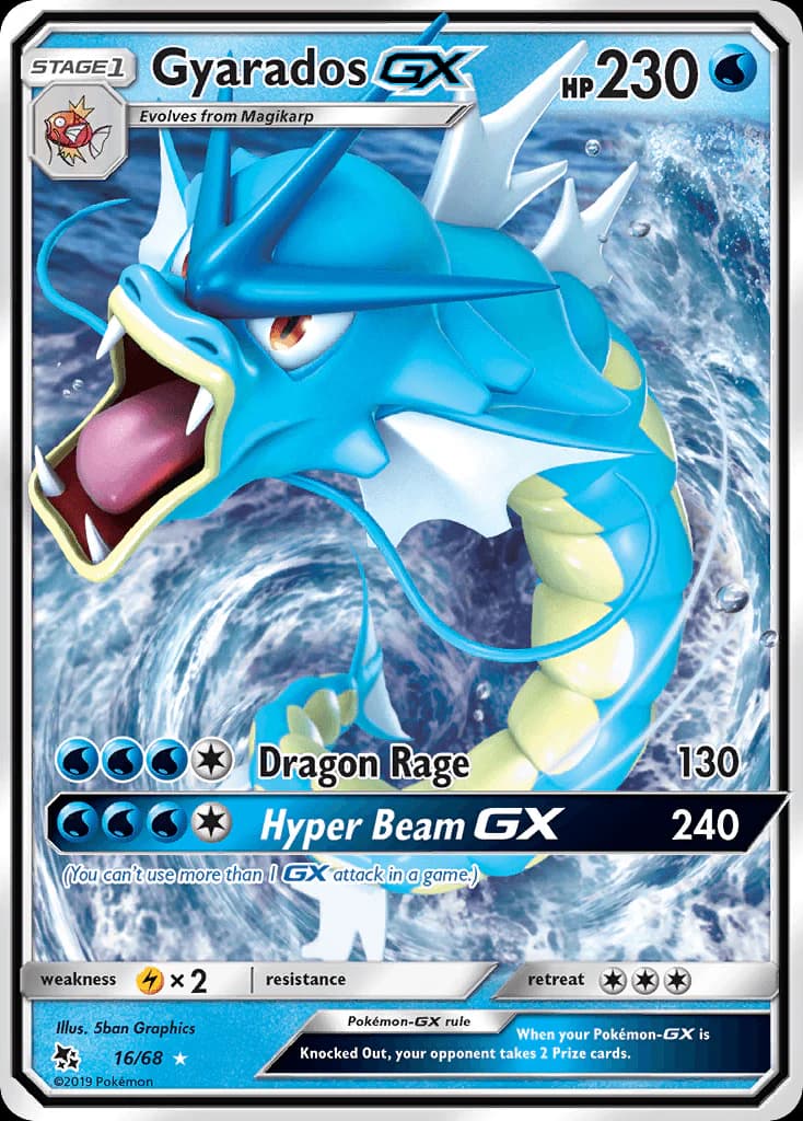 Gyarados GX (16/68) - Hidden Fates Holofoil