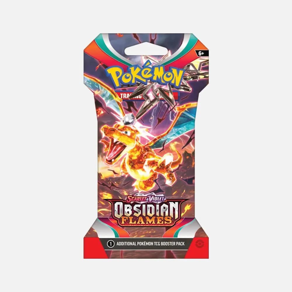 Obsidian Flames Sleeved Booster Pack 