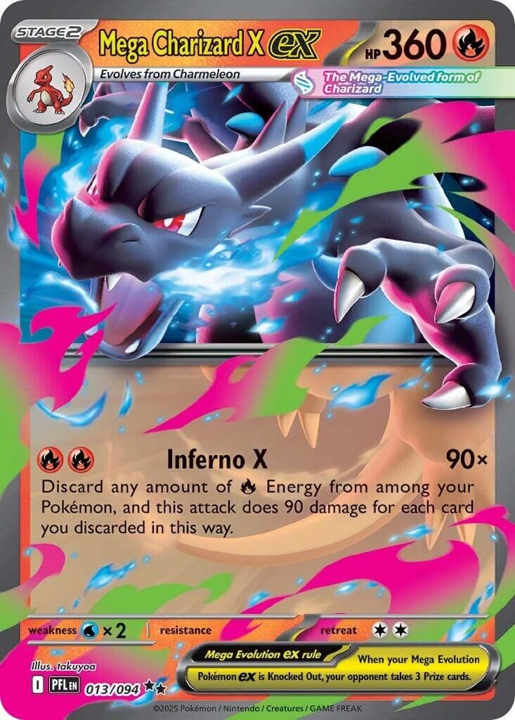 Mega Charizard ex 013/094 - Phantasmal Flames